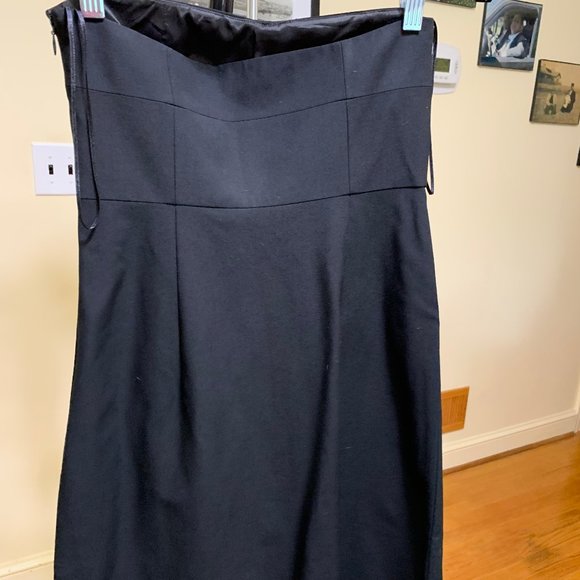 Black Theory strapless dress sz 4 - Picture 4 of 5